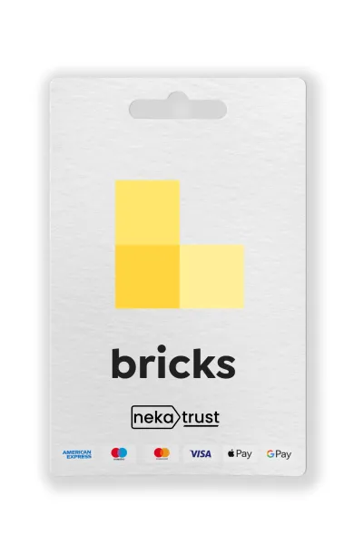 Bricks Builder WordPress teması lisans kapağı, turuncu tuğla logosuyla