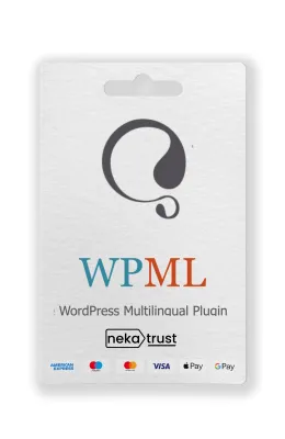 WPML - The WordPress Multilingual Wordpress Eklentisi, 1 Yıllık Lisans
