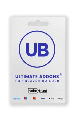 Ultimate Addons for Beaver Builder Wordpress Eklentisi - 1 Yıllık Lisans